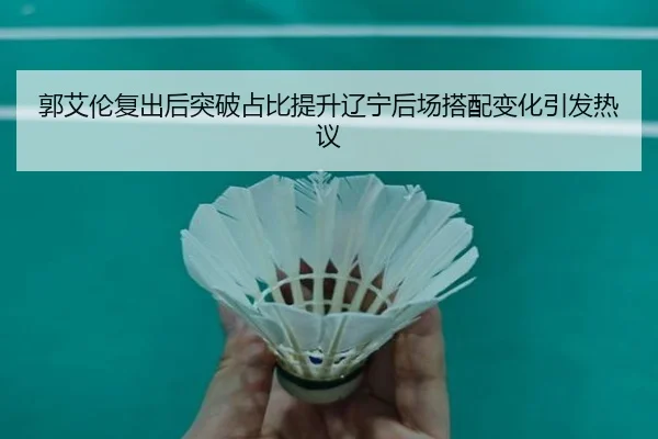 郭艾伦复出后突破占比提升辽宁后场搭配变化引发热议